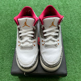 Jordan Cardinal 3s Size 6.5Y