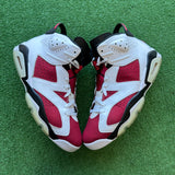 Jordan Carmine 6s Size 12