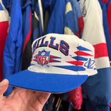 Vintage Buffalo Bills Logo Athletic Pro Line Diamond Cut Snapback Hat
