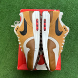 Nike Light Bone Black Air Max 1s Size 10.5