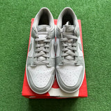 Nike White Smoke Grey Low Dunks Size 12