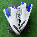 Jordan Racer Blue 3s Size 12