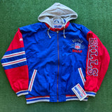 Vintage Buffalo Bills Apex Hoodie Jacket Size L