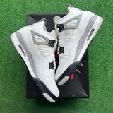Jordan White Cement 4s Size 9.5