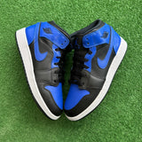 Jordan Hyper Royal Mid 1s Size 7Y