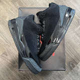 Jordan Black Cat 3s Size 10.5
