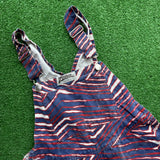 Vintage Buffalo Bills Zubaz Overalls Size M