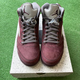 Jordan Burgundy 5s Size 10.5