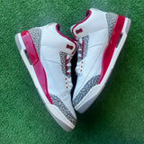 Jordan Cardinal 3s Size 11.5