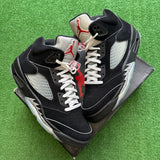 Jordan Reimagined Black Metallic 5s Size 13