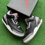 Jordan Black Cement 3s Size 10