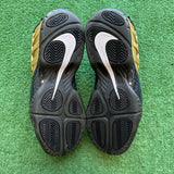 Nike Metallic Gold Little Posite Size 7Y