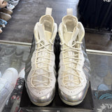 Nike Chrome White Foamposite Size 12W/10.5M