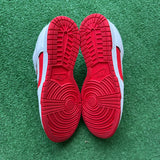 Nike University Red Low Dunk Size 11