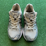 ASICS Black Cream Silver Gel Kayano 14s Size 5.5