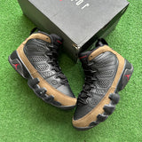 Jordan Olive 9s Size 7Y