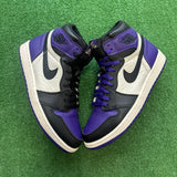 Jordan Court Purple 1s Size 10