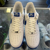 Nike White Blue Air Force 1s Size 11