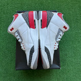 Jordan Fire Red 3s Size 10