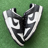 Nike Black White Low Dunk Size 6.5Y