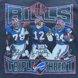 Vintage Buffalo Bills Triple Threat Crewneck L