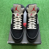Jordan Reimagined Black Metallic 5s Size 13