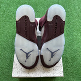 Jordan Burgundy 5s Size 5Y