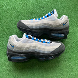 Nike Big Bubble Blue Spark 95s Size 10.5