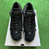 Jordan Black White 14s Size 12