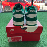 Nike White Malachite Low Dunk Size 6Y