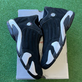 Jordan Black White 14s (No Insoles) Size 8