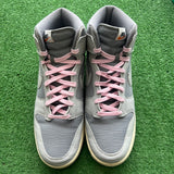 Nike Certified Fresh Grey High Dunks Size 13