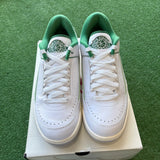Jordan White Pine Green 2/3 Size 10.5
