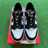 Nike Black White Low Dunk Size 6Y