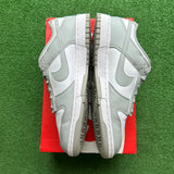 Nike White Smoke Grey Low Dunks Size 12