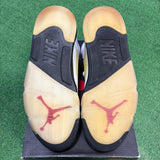Jordan Fire Red 5s Size 10