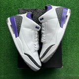 Jordan Dark Iris 3s Size 12