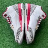 Jordan Cardinal 3s Size 6Y