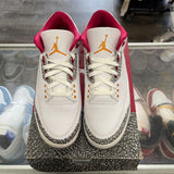 Jordan Cardinal 3s Size 9.5