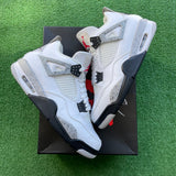 Jordan White Cement 4s Size 10