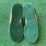 Nike Miami Hurricane Low Dunks Size 8