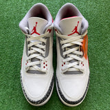 Jordan Fire Red 3s Size 10