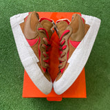 Nike Sacai British Tan Low Blazers Size 8.5