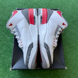 Jordan Fire Red 3s Size 13