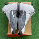 Jordan White Dark Grey 12s Size 10