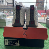 Jordan White Dark Grey 12s Size 10