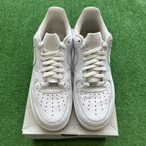 Nike White Low Air Force 1s Size 10.5