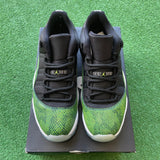 Jordan Green Snake Skin Low 11s Size 9.5