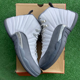 Jordan White Dark Grey 12s Size 10