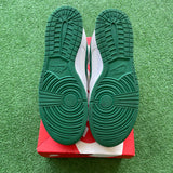 Nike White Malachite Low Dunk Size 12